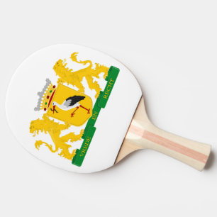 Raquete De Ping Pong Casaco de armas de Haia, Países Baixos.