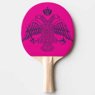 Raquete De Ping Pong Casaco de braços de Bizantina