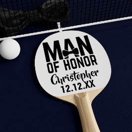 Raquete De Ping Pong Casamento Homem de Honra Presente Ping Pong Paddle