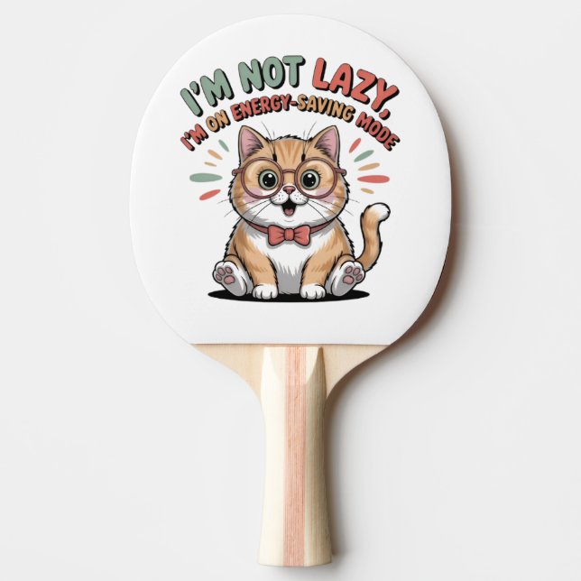 Raquete De Ping Pong Cat in Energy Saving Mode (Frente)
