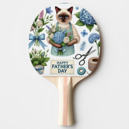 Raquete De Ping Pong Cat Lover no Dia de os pais