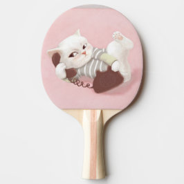 Raquete De Ping Pong Cat no telefone