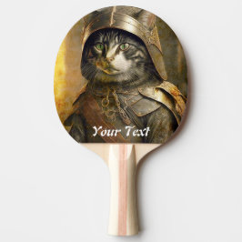 Raquete De Ping Pong Cat Samurai. Personalize.