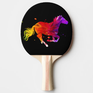 Raquete De Ping Pong Cavalo Colorido