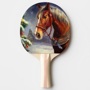 Raquete De Ping Pong Cavalo de Natal (1)