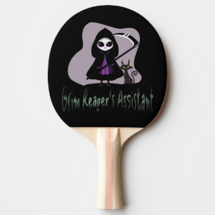 Raquete De Ping Pong Ceifador-de-chuvas-gordo do Assistente de Grim Rea
