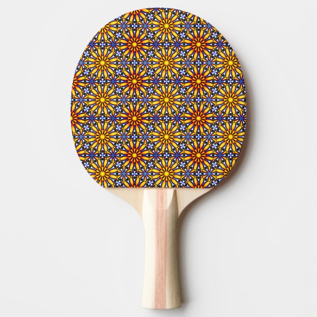 Raquete De Ping Pong Celestial Sun Mandala (Frente)
