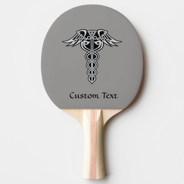 Raquete De Ping Pong Celtic Knot Caduceus (Frente)