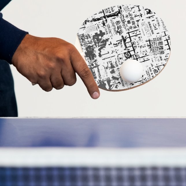 Raquete De Ping Pong Celuloide do Muro de Outdoor Despelido Estrangeiro (Insitu)