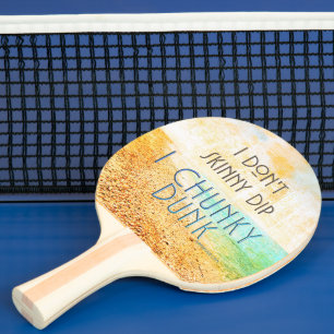 Raquete De Ping Pong Cena de praia idílica e calorosa da SlipperyJoe ca
