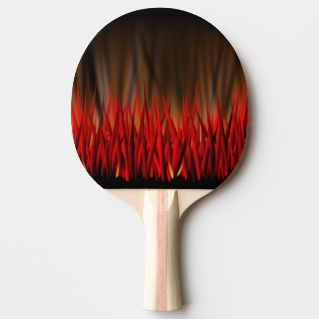 RAQUETE DE PING PONG CHAMAS DE FOGO (Frente)