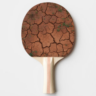 Raquete De Ping Pong chão seco e rachado