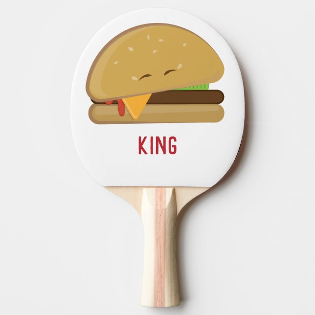 Raquete De Ping Pong Cheeseburger (Frente)