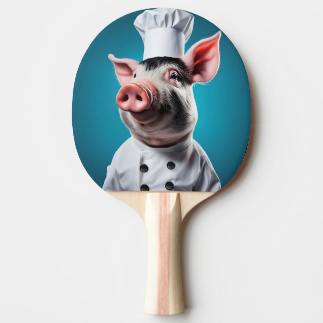 Raquete De Ping Pong Chef Pig (Frente)