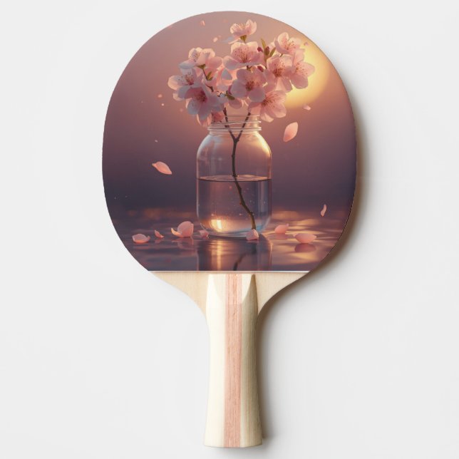 Raquete De Ping Pong Cherry Blossom Serenity – Elegant Sakura Branch i (Frente)