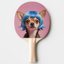 Raquete De Ping Pong Chihuahua wig