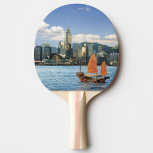 Raquete De Ping Pong China; Hong Kong; Victoria Harbor; Porto;A