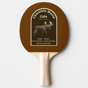 Raquete De Ping Pong Chocolate Moose Café