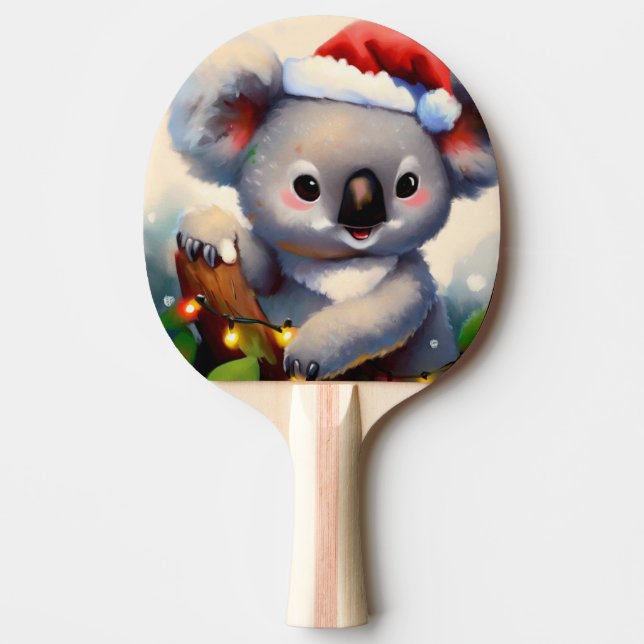 Raquete De Ping Pong Christmas Koala (2) (Frente)
