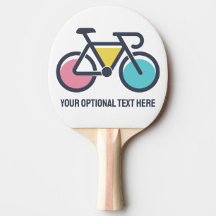 Raquete De Ping Pong Ciclo de Texto Personalizado