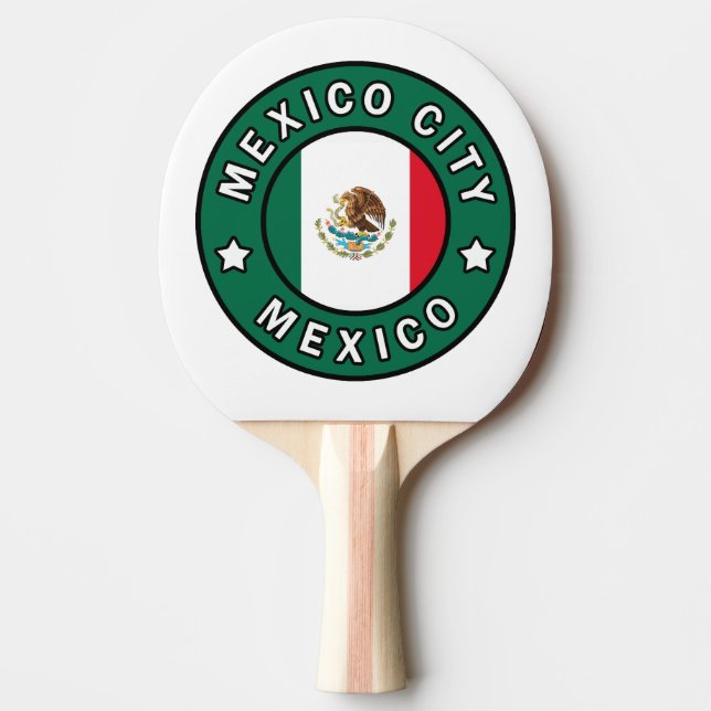 Raquete De Ping Pong Cidade do México México (Frente)