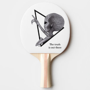 Raquete De Ping Pong Cinza, a verdade está lá fora