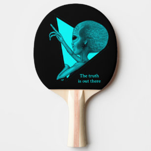 Raquete De Ping Pong Cinza, a verdade está lá fora