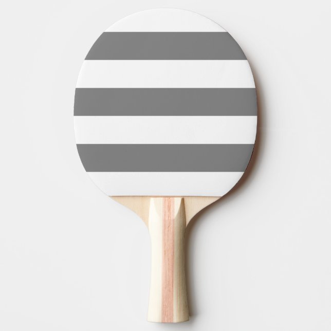Raquete De Ping Pong Cinza branca moderna, faixa média (Frente)