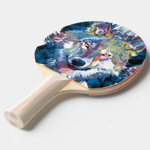 Raquete De Ping Pong Cinza Wolf Head - Lobo