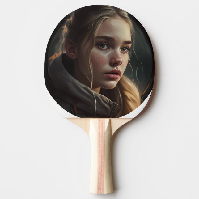 Raquete De Ping Pong Circle girl (Frente)