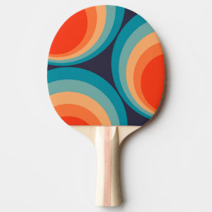 Raquete De Ping Pong Círculos retrorreflectores coloridos design