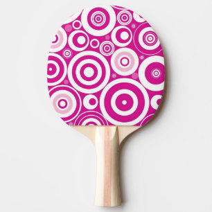 Raquete De Ping Pong Círculos retrorreflectores Concentrados de Mod Ros