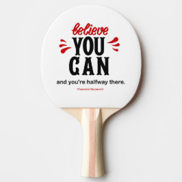 Raquete De Ping Pong Citação Famosa Presidencial Inspiradora