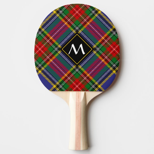 Raquete De Ping Pong Clan MacBeth Tartan Ping Pong Paddle (Frente)