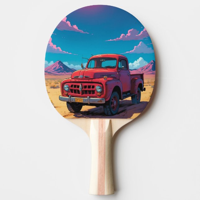 Raquete De Ping Pong Classic American Pickup Ping Pong Paddle (Frente)
