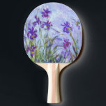 Raquete De Ping Pong Claude Monet - Lilac Irises / Iris Mauves<br><div class="desc">Lilac Irises / Iris Mauves - Claude Monet,  1914-1917</div>