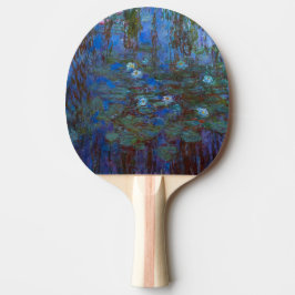 Raquete De Ping Pong Claude Monet - Lírios Azuis