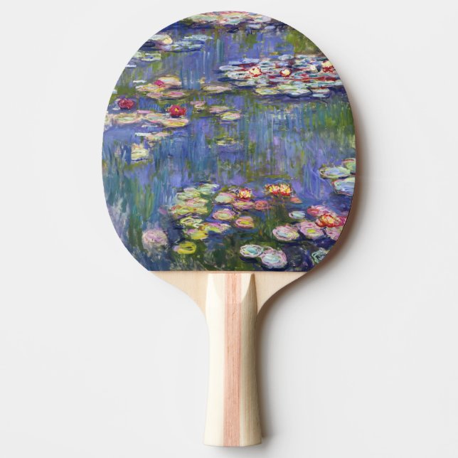 Raquete De Ping Pong Claude Monet - Lírios/Ninfas (Frente)