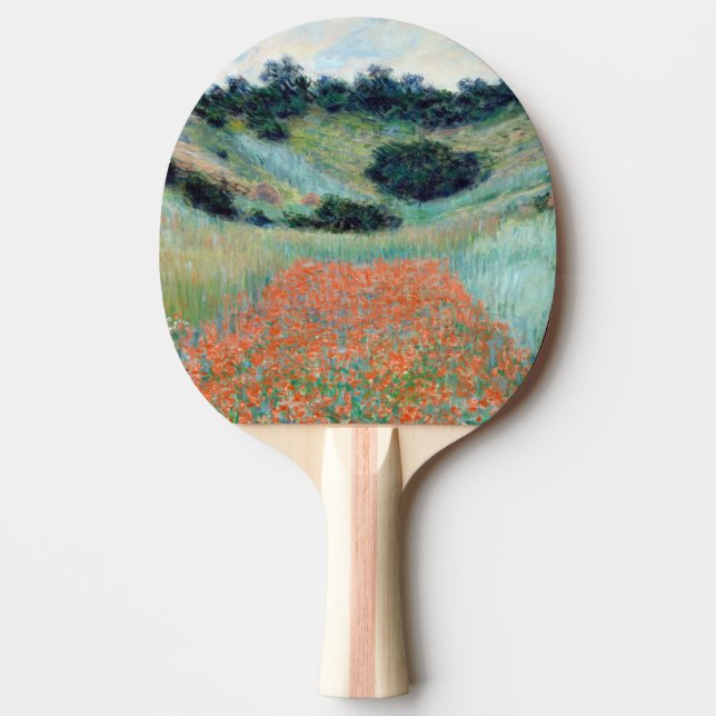 Raquete De Ping Pong Claude Monet-Poppy Field in a Hollow near (Frente)