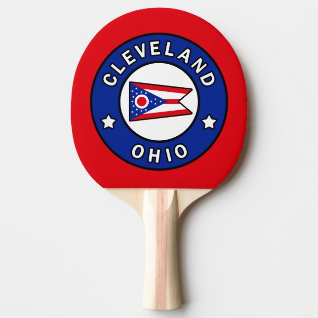 Raquete De Ping Pong Cleveland Ohio (Frente)