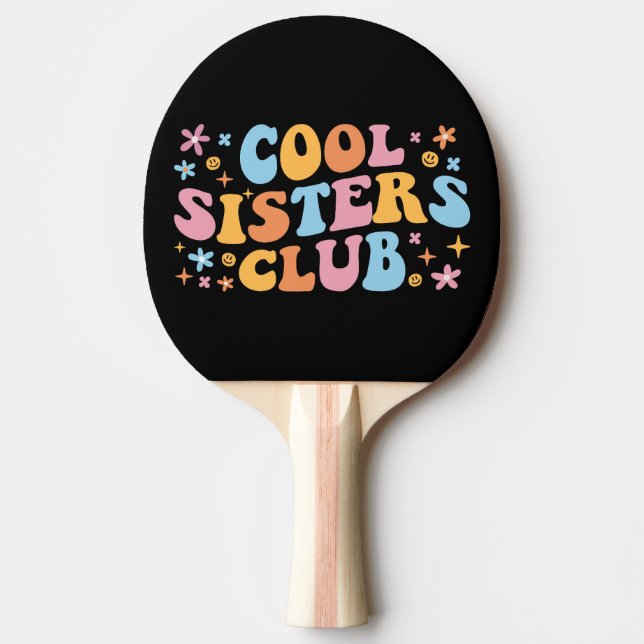 Raquete De Ping Pong Clube das Irmãs Incríveis III (Frente)