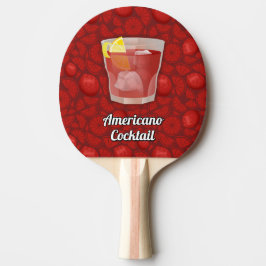 Raquete De Ping Pong cocktail americano