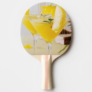 Raquete De Ping Pong Cocktail de Fresca de abacaxi e gengibre