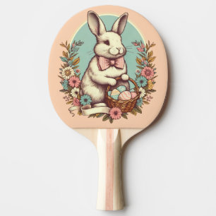 Raquete De Ping Pong Coelhinho/ovo/cesto de páscoa, bonitão