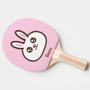 Raquete De Ping Pong Coelho bonito de desenho