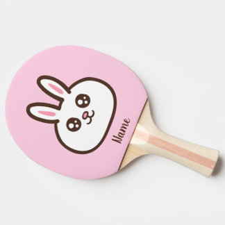 Raquete De Ping Pong Coelho bonito de desenho