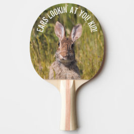 Raquete De Ping Pong Coelho Curioso de Cottontail do Leste