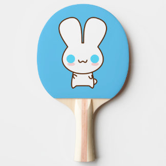 Raquete De Ping Pong Coelho pequeno bonito feliz BunBun
