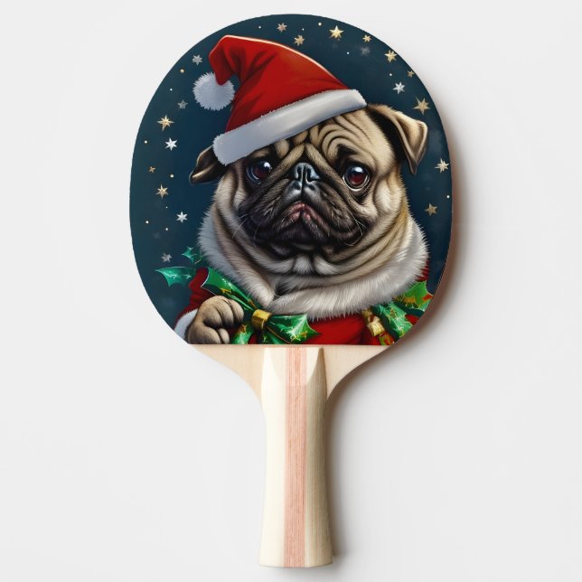 Raquete De Ping Pong Coleção Puggy Claus (Frente)