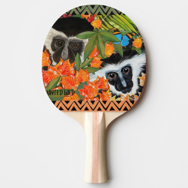 Raquete De Ping Pong Colobus Friends (Frente)